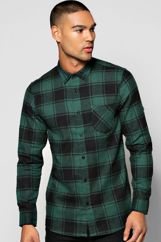 Long Sleeve Buffalo Brushed Check Shirt